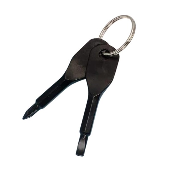 Screwdriver Keychain Safety Keychain Pocket Tools Road Safety Kit Keyring Tools - Picture 4 of 9